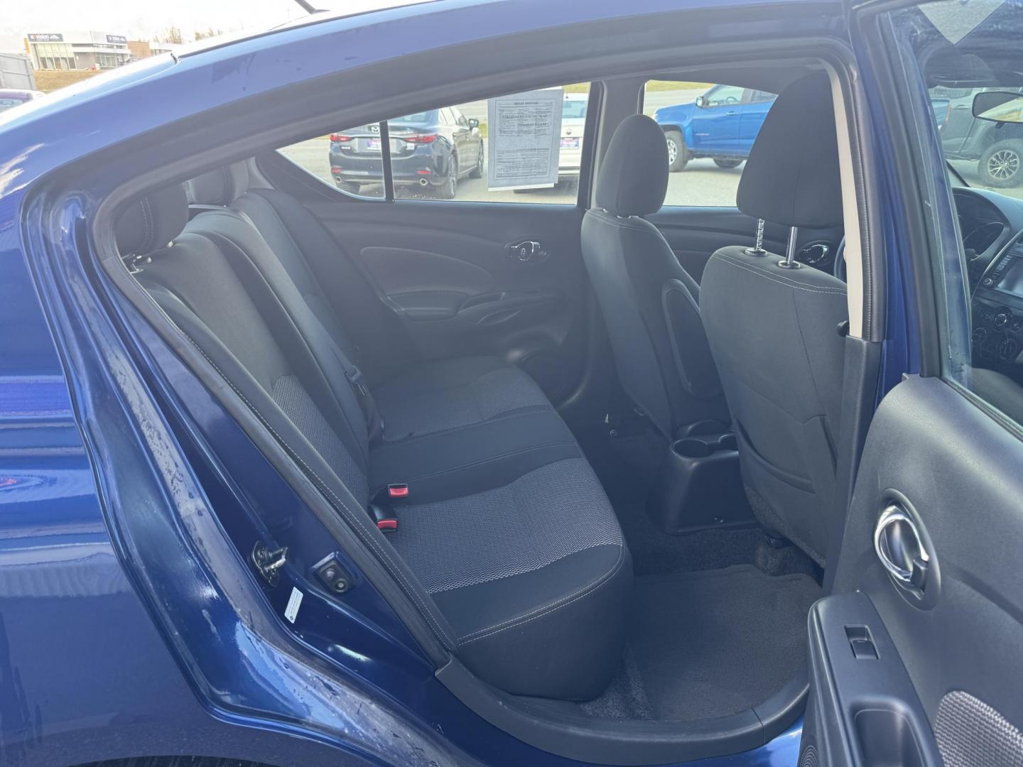 2019 BLUE Nissan Versa 1.6 SV Sedan (3N1CN7AP3KL) with an 1.6L L4 DOHC 16V engine, CVT transmission, located at 1960 Industrial Drive, Wasilla, 99654, (907) 274-2277, 61.573475, -149.400146 - Photo#15