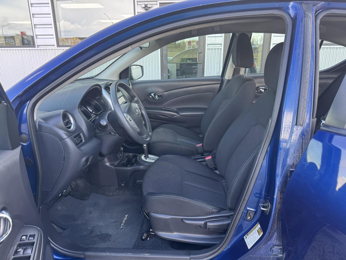 2019 BLUE Nissan Versa 1.6 SV Sedan (3N1CN7AP3KL) with an 1.6L L4 DOHC 16V engine, CVT transmission, located at 1960 Industrial Drive, Wasilla, 99654, (907) 274-2277, 61.573475, -149.400146 - Photo#14