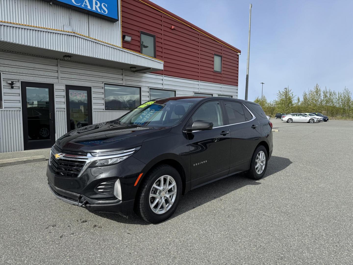 2022 BLACK CHEVROLET EQUINOX LT (3GNAXKEV1NL) with an 1.5L engine, Automatic transmission, located at 1960 Industrial Drive, Wasilla, 99654, (907) 274-2277, 61.573475, -149.400146 - Photo#1