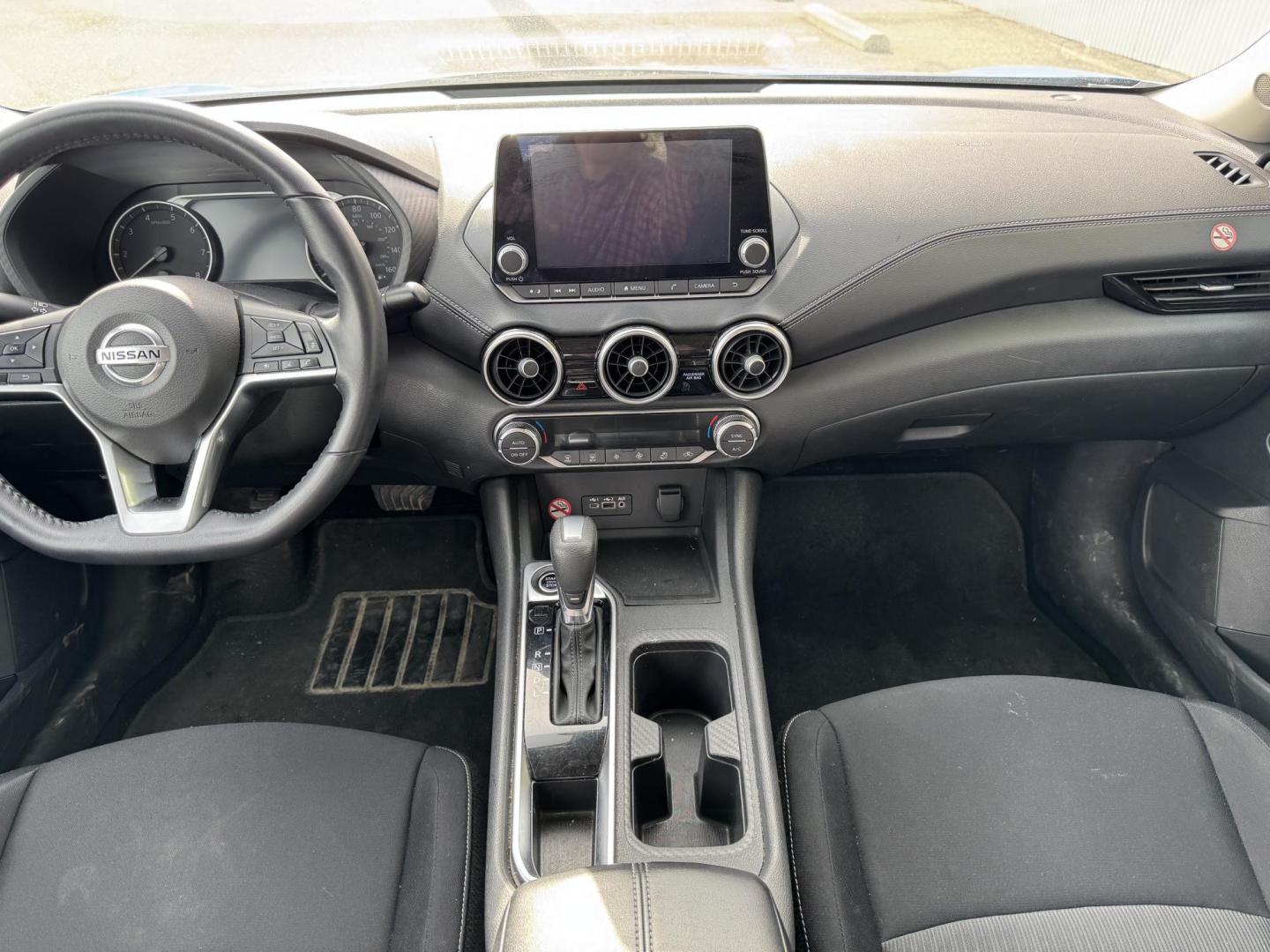 2021 BLUE NISSAN SENTRA SV (3N1AB8CV4MY) with an 2.0L engine, Continuously Variable transmission, located at 1960 Industrial Drive, Wasilla, 99654, (907) 274-2277, 61.573475, -149.400146 - Photo#10