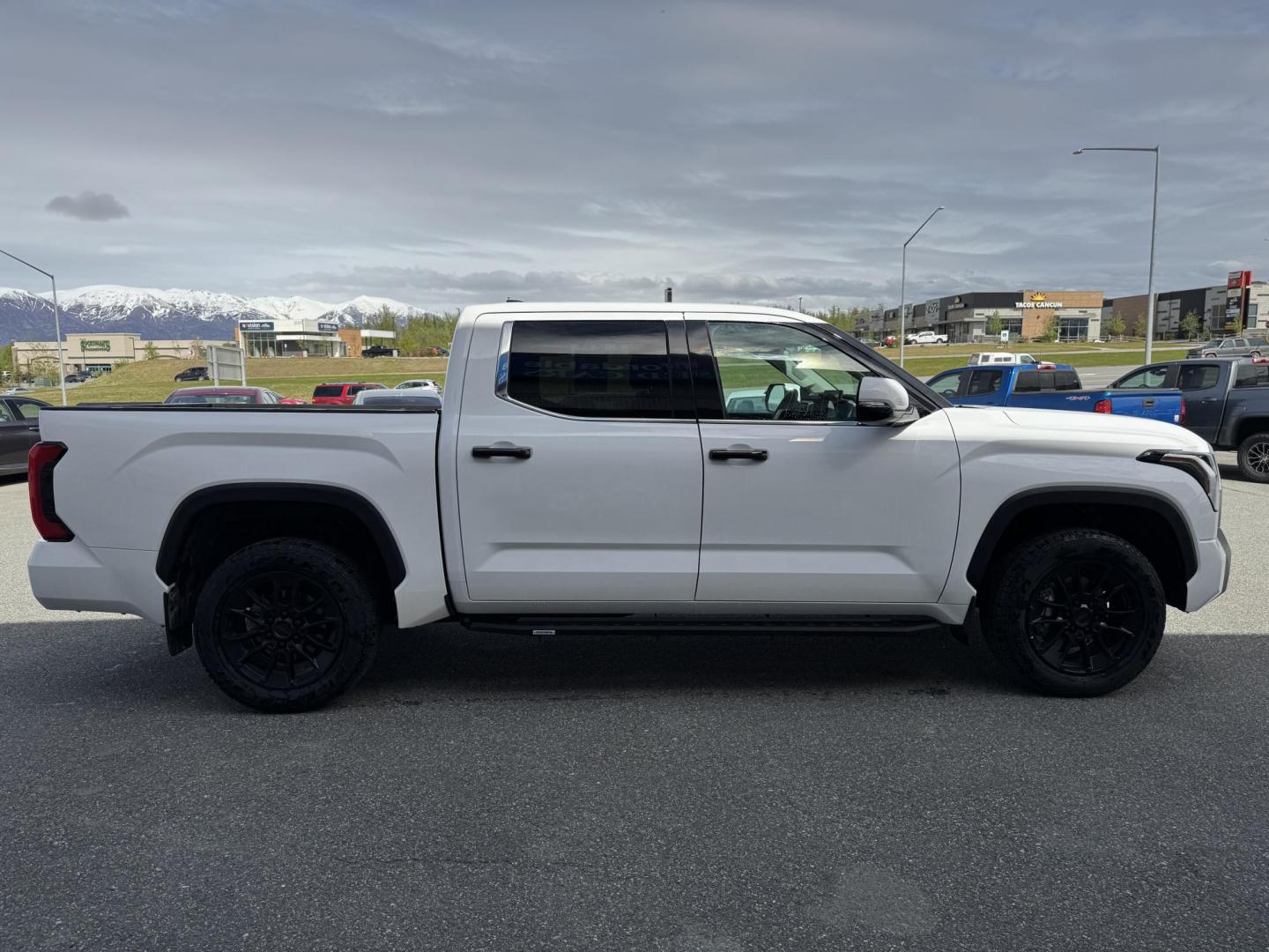 2023 WHITE TOYOTA TUNDRA CREWMAX LIMITED (5TFJA5DB6PX) with an 3.4L engine, Automatic transmission, located at 1960 Industrial Drive, Wasilla, 99654, (907) 274-2277, 61.573475, -149.400146 - Photo#4