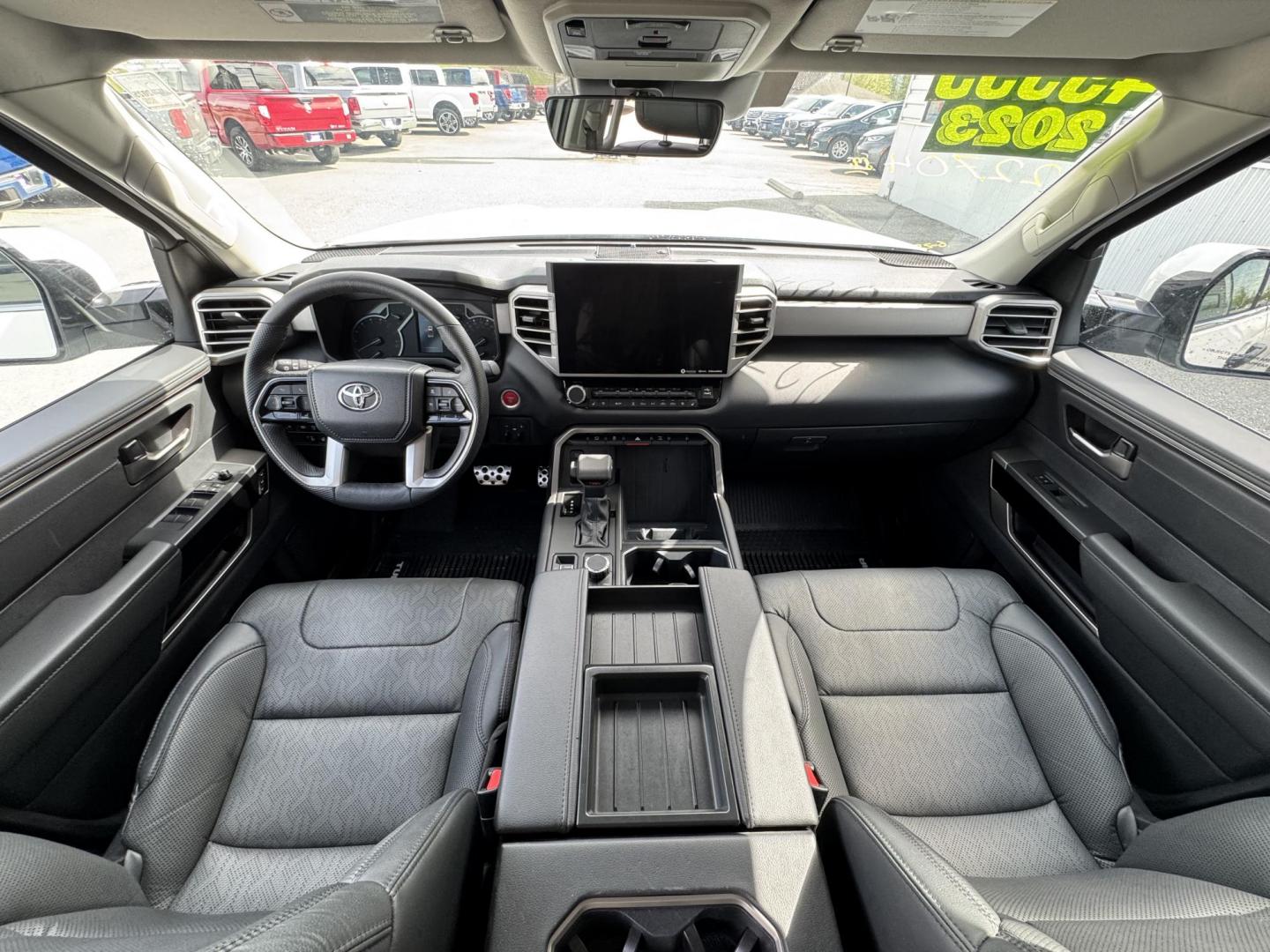 2023 WHITE TOYOTA TUNDRA CREWMAX LIMITED (5TFJA5DB6PX) with an 3.4L engine, Automatic transmission, located at 1960 Industrial Drive, Wasilla, 99654, (907) 274-2277, 61.573475, -149.400146 - Photo#8
