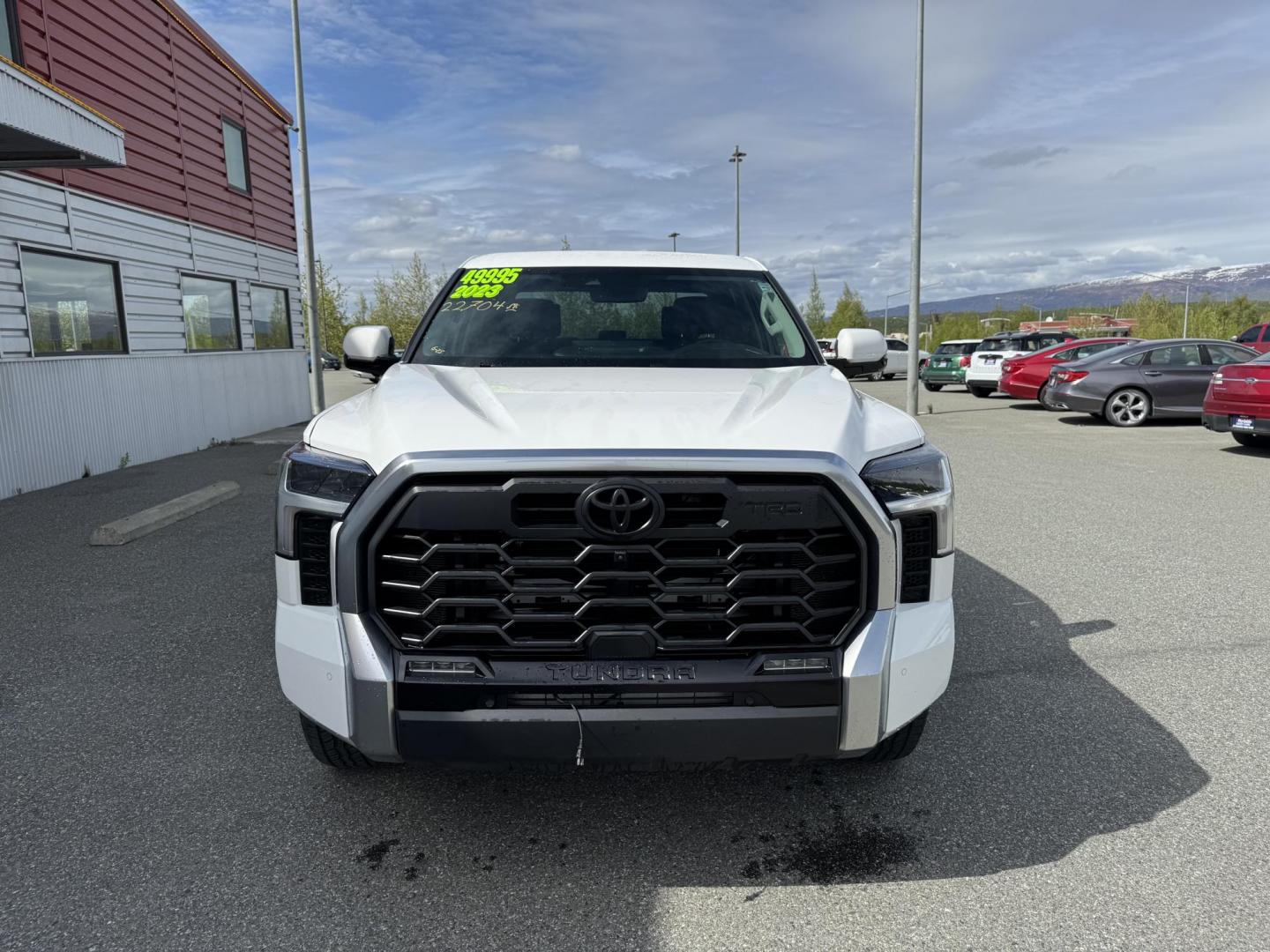 2023 WHITE TOYOTA TUNDRA CREWMAX LIMITED (5TFJA5DB6PX) with an 3.4L engine, Automatic transmission, located at 1960 Industrial Drive, Wasilla, 99654, (907) 274-2277, 61.573475, -149.400146 - Photo#6