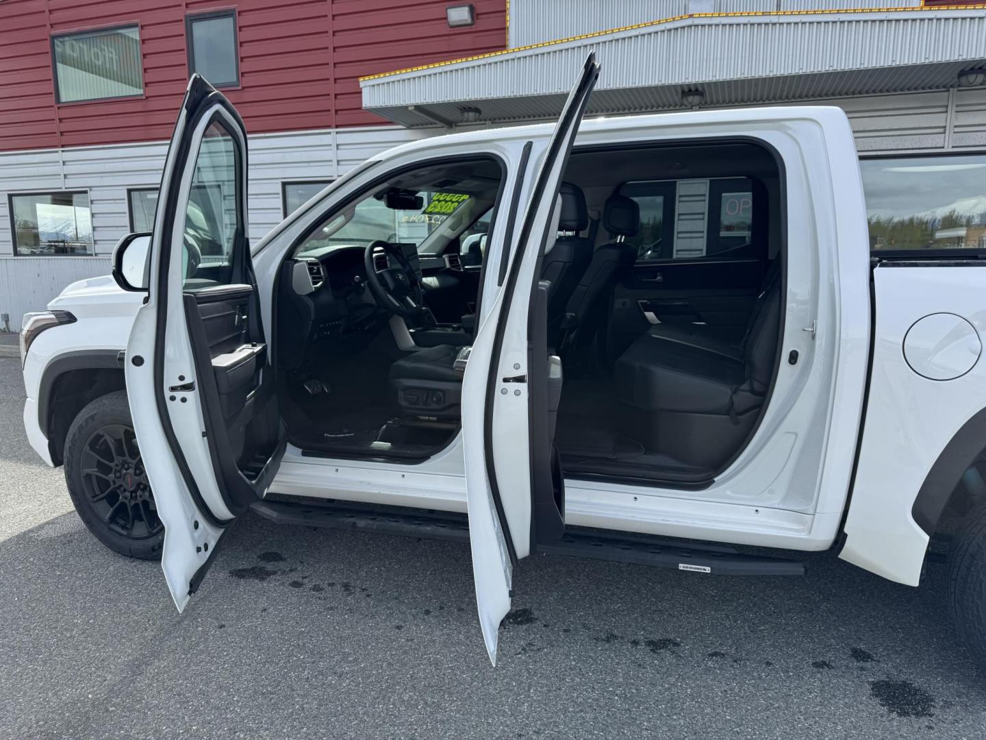 2023 WHITE TOYOTA TUNDRA CREWMAX LIMITED (5TFJA5DB6PX) with an 3.4L engine, Automatic transmission, located at 1960 Industrial Drive, Wasilla, 99654, (907) 274-2277, 61.573475, -149.400146 - Photo#14