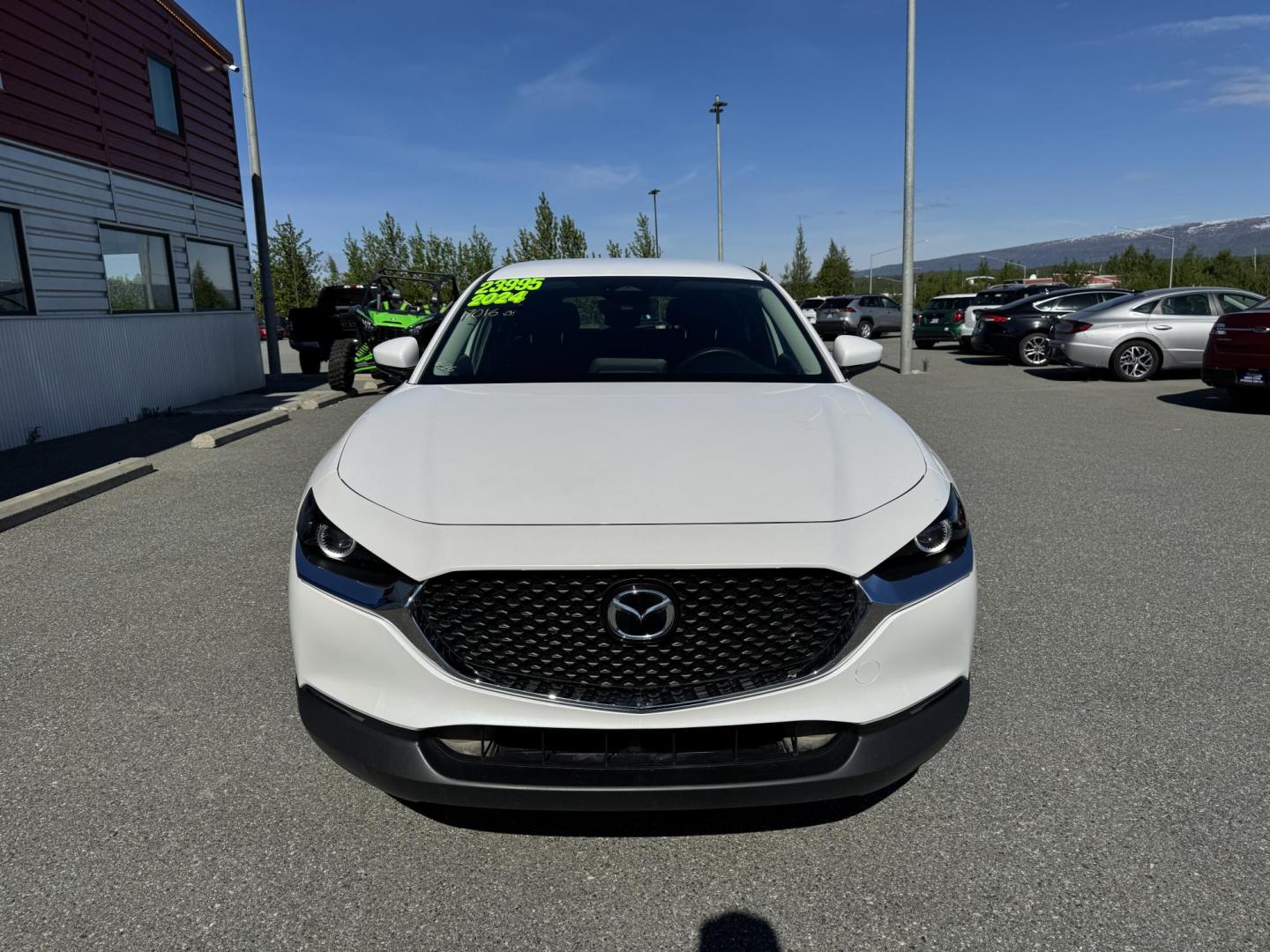 2024 WHITE Mazda CX-30 2.5 S (3MVDMBAM8RM) with an 2.5L L4 DOHC 16V engine, 6A transmission, located at 1960 Industrial Drive, Wasilla, 99654, (907) 274-2277, 61.573475, -149.400146 - Photo#6