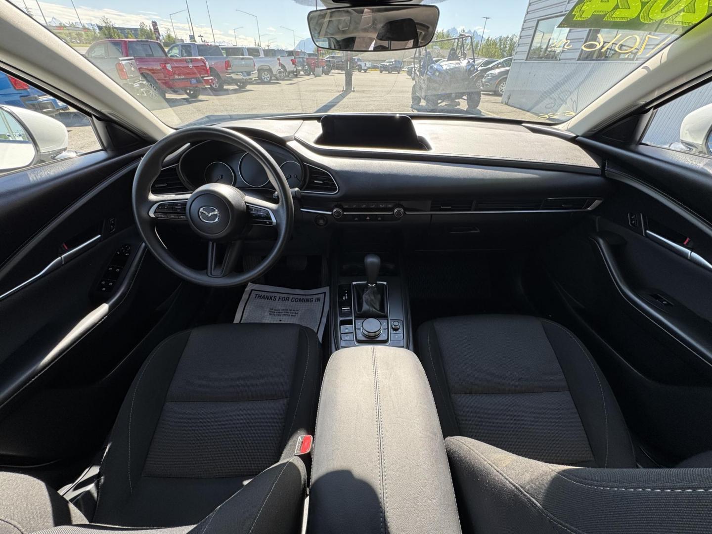 2024 WHITE Mazda CX-30 2.5 S (3MVDMBAM8RM) with an 2.5L L4 DOHC 16V engine, 6A transmission, located at 1960 Industrial Drive, Wasilla, 99654, (907) 274-2277, 61.573475, -149.400146 - Photo#8