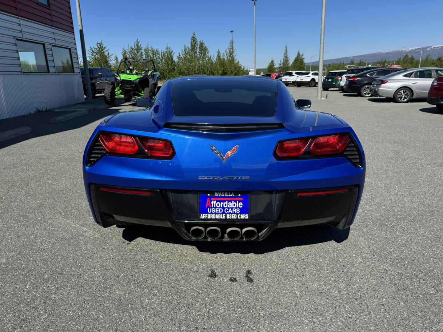 2019 BLUE /black leather Chevrolet Corvette 1LT Coupe Automatic (1G1YB2D75K5) with an 6.2L V8 engine, 6A transmission, located at 1960 Industrial Drive, Wasilla, 99654, (907) 274-2277, 61.573475, -149.400146 - Photo#6