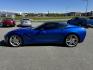 2019 BLUE /black leather Chevrolet Corvette 1LT Coupe Automatic (1G1YB2D75K5) with an 6.2L V8 engine, 6A transmission, located at 1960 Industrial Drive, Wasilla, 99654, (907) 274-2277, 61.573475, -149.400146 - Photo#0