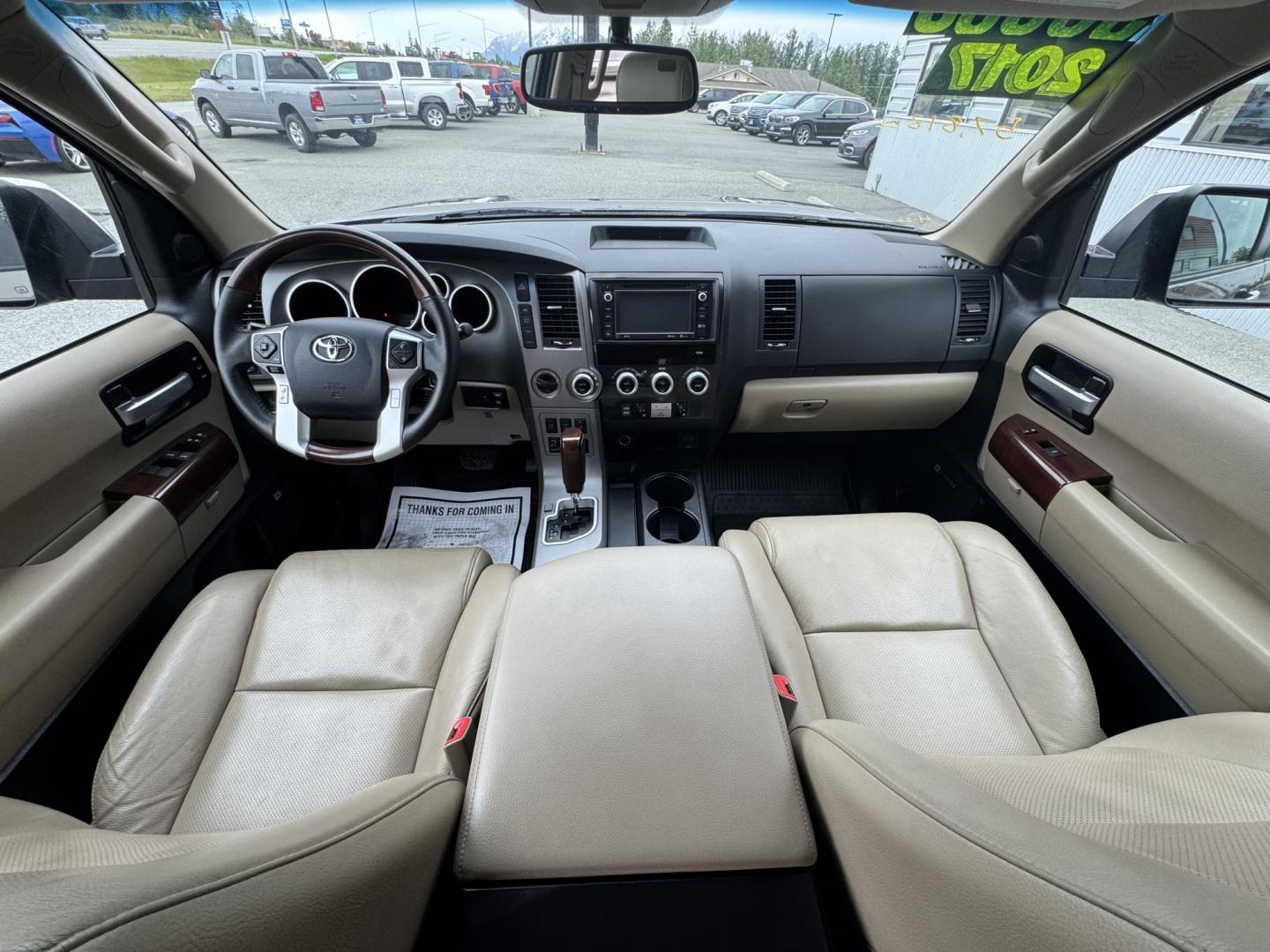2017 GREEN TOYOTA SEQUOIA PLATINUM (5TDDY5G14HS) with an 5.7L engine, Automatic transmission, located at 1960 Industrial Drive, Wasilla, 99654, (907) 274-2277, 61.573475, -149.400146 - Photo#8