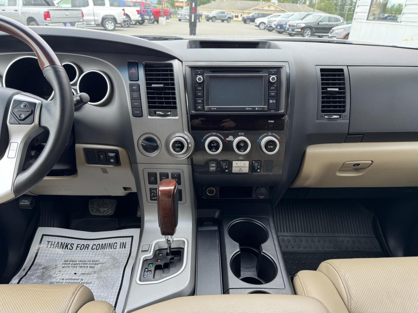 2017 GREEN TOYOTA SEQUOIA PLATINUM (5TDDY5G14HS) with an 5.7L engine, Automatic transmission, located at 1960 Industrial Drive, Wasilla, 99654, (907) 274-2277, 61.573475, -149.400146 - Photo#10