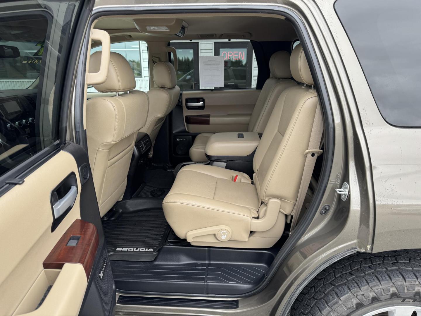 2017 GREEN TOYOTA SEQUOIA PLATINUM (5TDDY5G14HS) with an 5.7L engine, Automatic transmission, located at 1960 Industrial Drive, Wasilla, 99654, (907) 274-2277, 61.573475, -149.400146 - Photo#12
