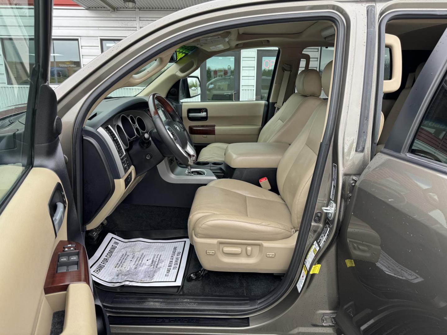 2017 GREEN TOYOTA SEQUOIA PLATINUM (5TDDY5G14HS) with an 5.7L engine, Automatic transmission, located at 1960 Industrial Drive, Wasilla, 99654, (907) 274-2277, 61.573475, -149.400146 - Photo#13
