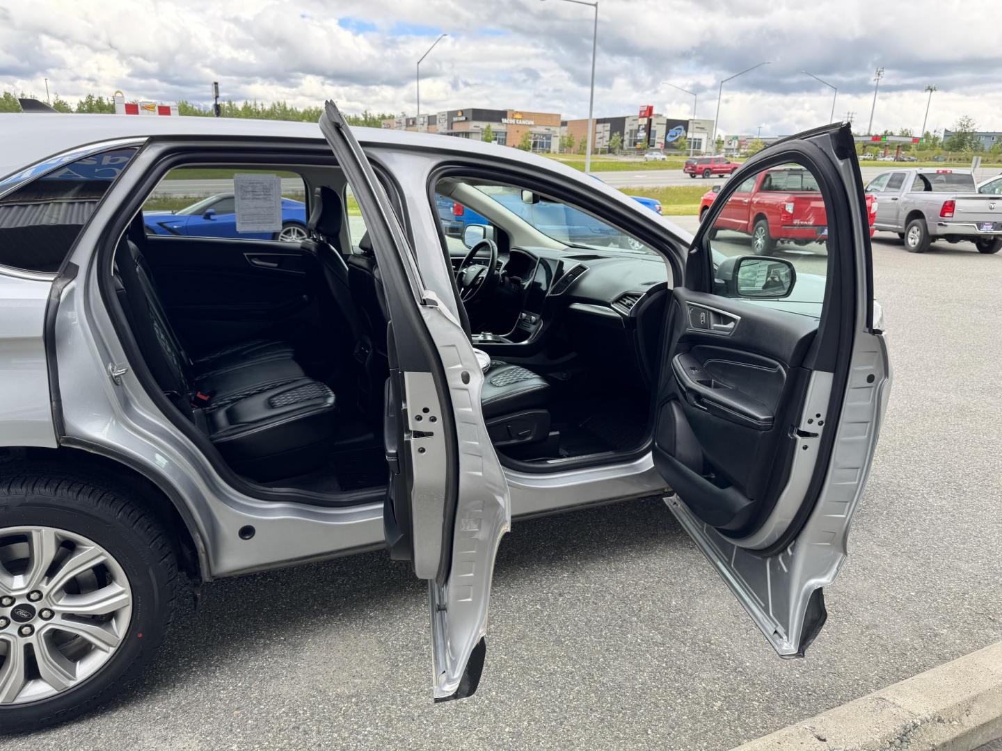 2023 SILVER FORD EDGE TITANIUM (2FMPK4K97PB) with an 2.0L engine, Automatic transmission, located at 1960 Industrial Drive, Wasilla, 99654, (907) 274-2277, 61.573475, -149.400146 - Photo#17