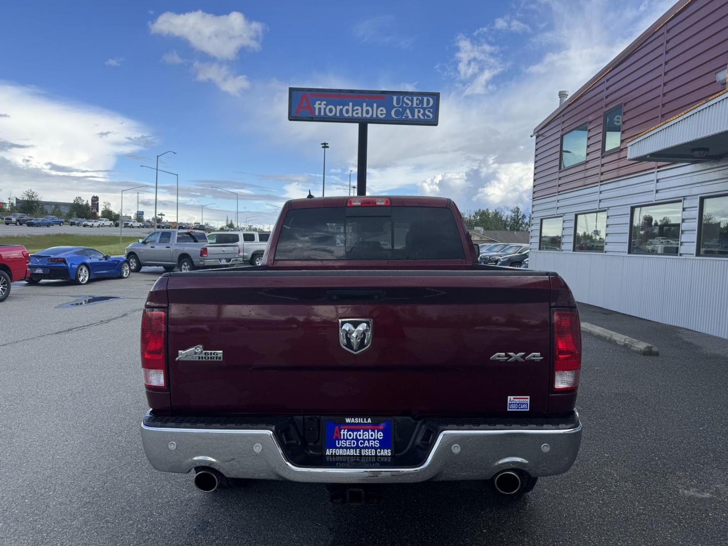 2018 RED RAM 1500 Big Horn Quad Cab 4WD (1C6RR7GTXJS) with an 5.7L V8 OHV 16V engine, 8A transmission, located at 1960 Industrial Drive, Wasilla, 99654, (907) 274-2277, 61.573475, -149.400146 - Photo#2