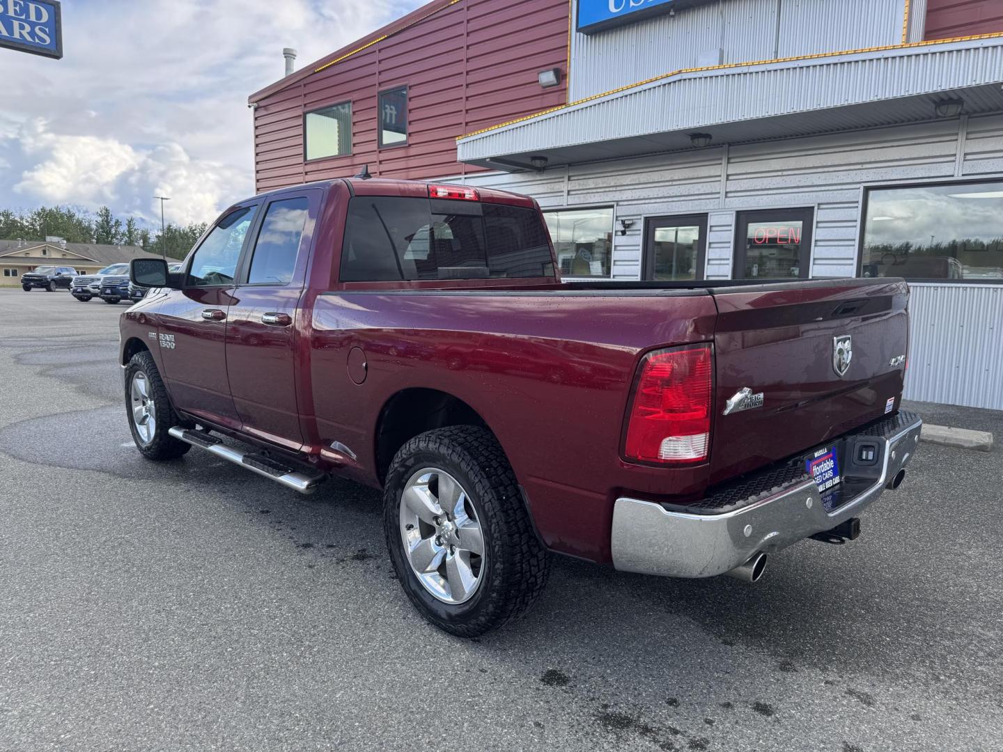 2018 RED RAM 1500 Big Horn Quad Cab 4WD (1C6RR7GTXJS) with an 5.7L V8 OHV 16V engine, 8A transmission, located at 1960 Industrial Drive, Wasilla, 99654, (907) 274-2277, 61.573475, -149.400146 - Photo#1