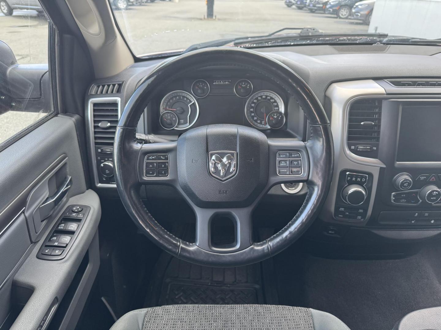 2018 RED RAM 1500 Big Horn Quad Cab 4WD (1C6RR7GTXJS) with an 5.7L V8 OHV 16V engine, 8A transmission, located at 1960 Industrial Drive, Wasilla, 99654, (907) 274-2277, 61.573475, -149.400146 - Photo#9