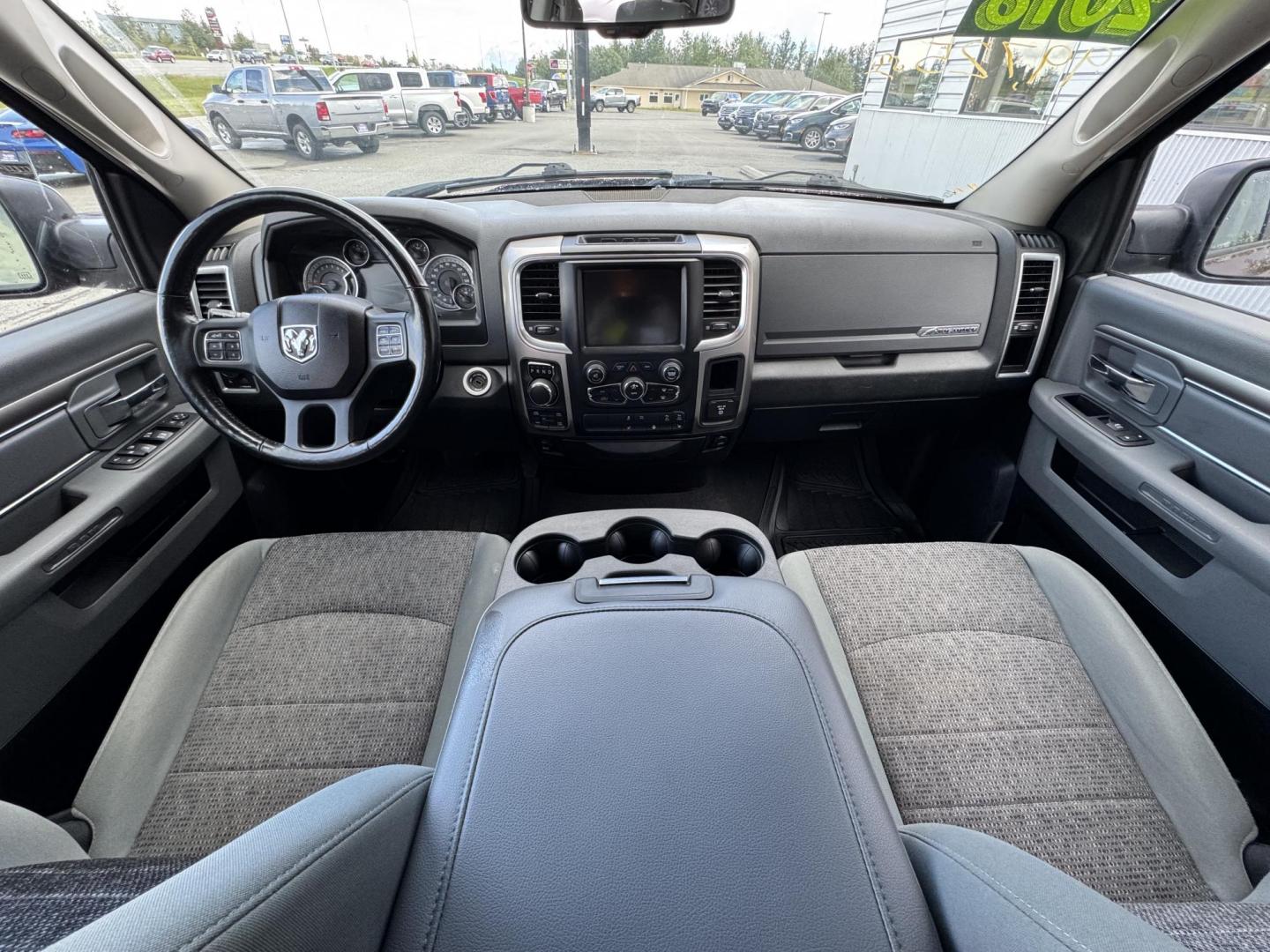 2018 RED RAM 1500 Big Horn Quad Cab 4WD (1C6RR7GTXJS) with an 5.7L V8 OHV 16V engine, 8A transmission, located at 1960 Industrial Drive, Wasilla, 99654, (907) 274-2277, 61.573475, -149.400146 - Photo#8