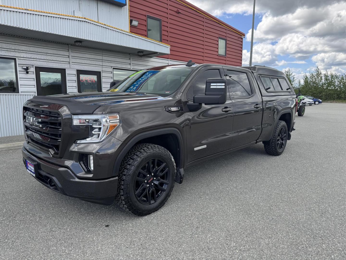 2021 BLACK GMC Sierra 1500 Elevation Crew Cab 4WD (3GTU9CET7MG) with an 3.0L L6 DOHC 24V DIESEL engine, 6A transmission, located at 1960 Industrial Drive, Wasilla, 99654, (907) 274-2277, 61.573475, -149.400146 - Photo#7