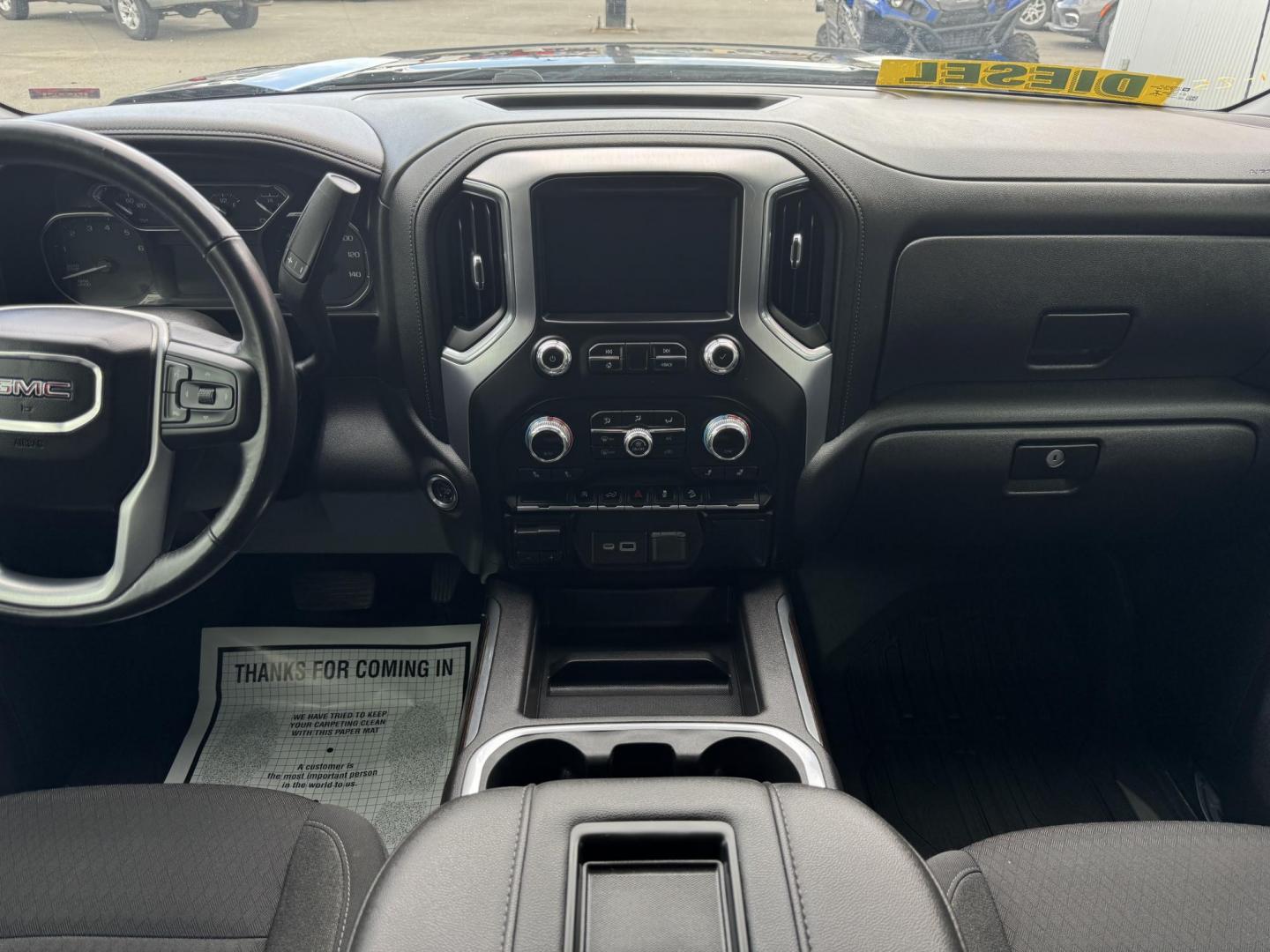 2021 BLACK GMC Sierra 1500 Elevation Crew Cab 4WD (3GTU9CET7MG) with an 3.0L L6 DOHC 24V DIESEL engine, 6A transmission, located at 1960 Industrial Drive, Wasilla, 99654, (907) 274-2277, 61.573475, -149.400146 - Photo#10