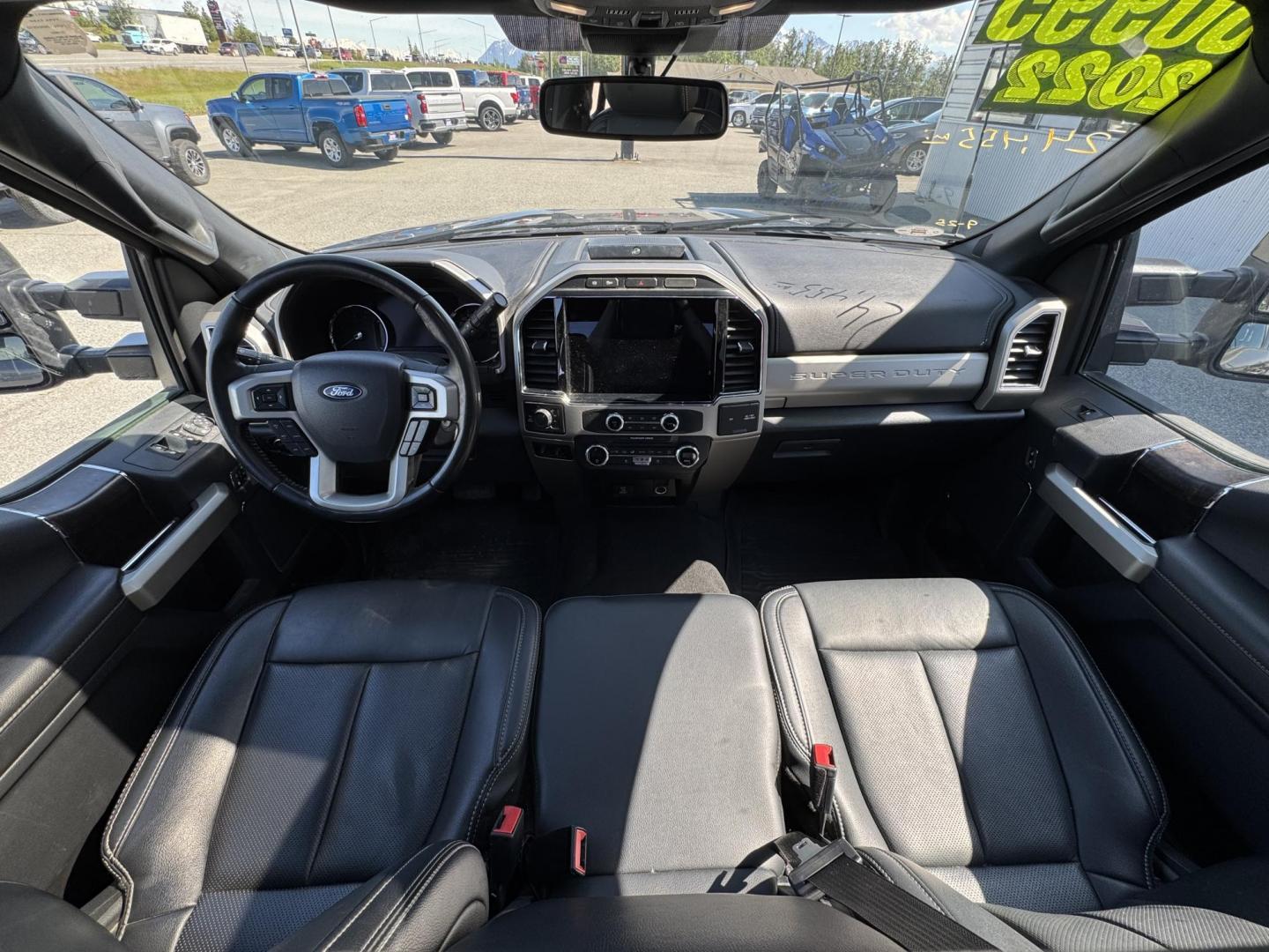 2022 GRAY Ford F-350 SD Lariet Crew Cab Long Bed 4WD (1FT8W3BT1NE) with an 6.7L V8 OHV 16V DIESEL engine, 6A transmission, located at 1960 Industrial Drive, Wasilla, 99654, (907) 274-2277, 61.573475, -149.400146 - Photo#8