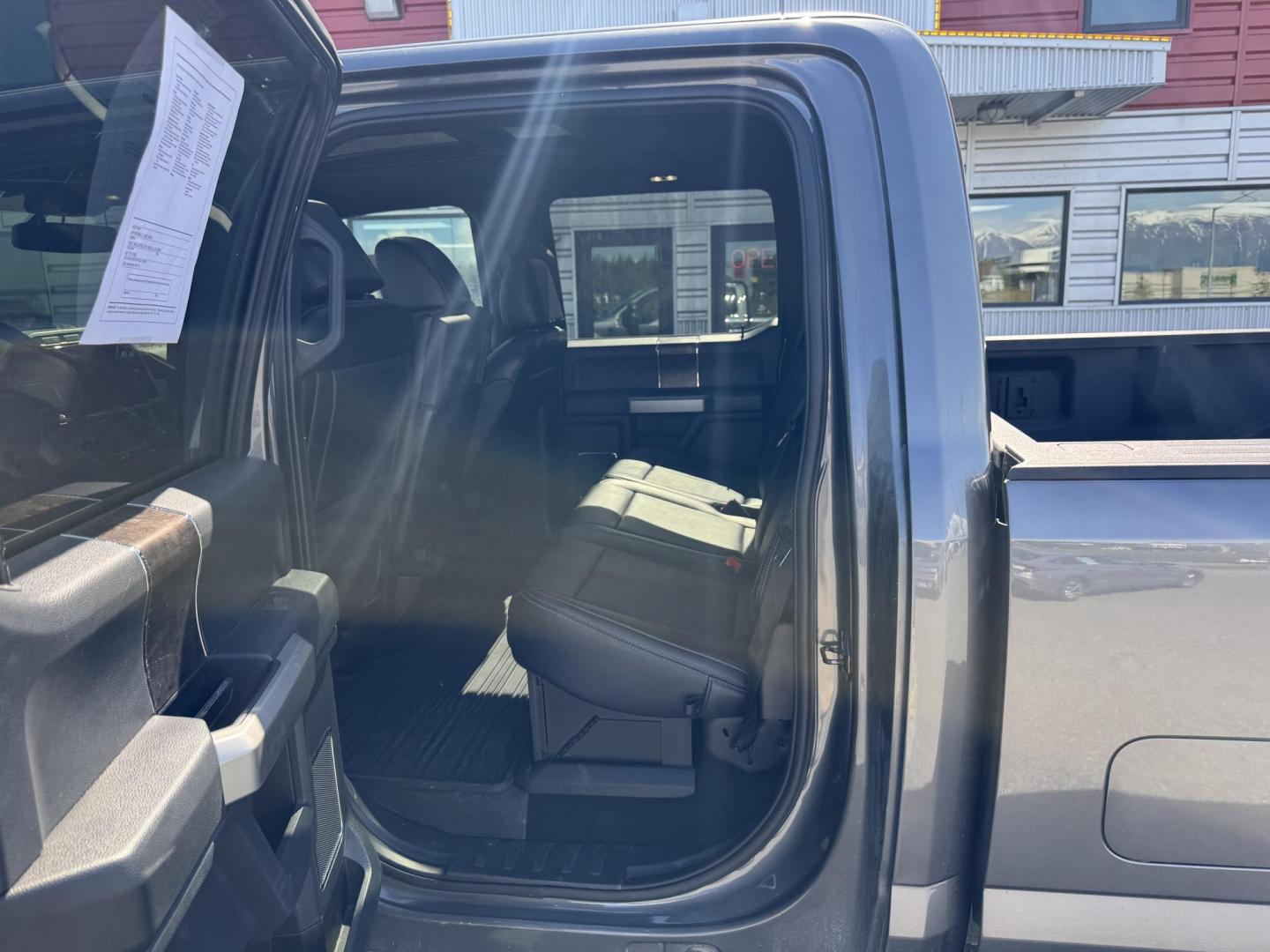 2022 GRAY Ford F-350 SD Lariet Crew Cab Long Bed 4WD (1FT8W3BT1NE) with an 6.7L V8 OHV 16V DIESEL engine, 6A transmission, located at 1960 Industrial Drive, Wasilla, 99654, (907) 274-2277, 61.573475, -149.400146 - Photo#12