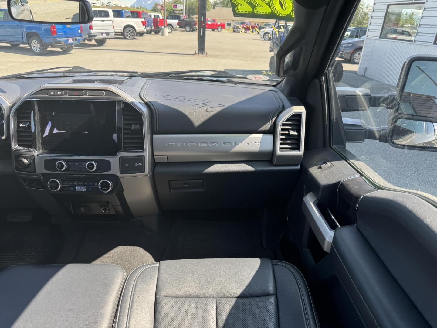 2022 GRAY Ford F-350 SD Lariet Crew Cab Long Bed 4WD (1FT8W3BT1NE) with an 6.7L V8 OHV 16V DIESEL engine, 6A transmission, located at 1960 Industrial Drive, Wasilla, 99654, (907) 274-2277, 61.573475, -149.400146 - Photo#11