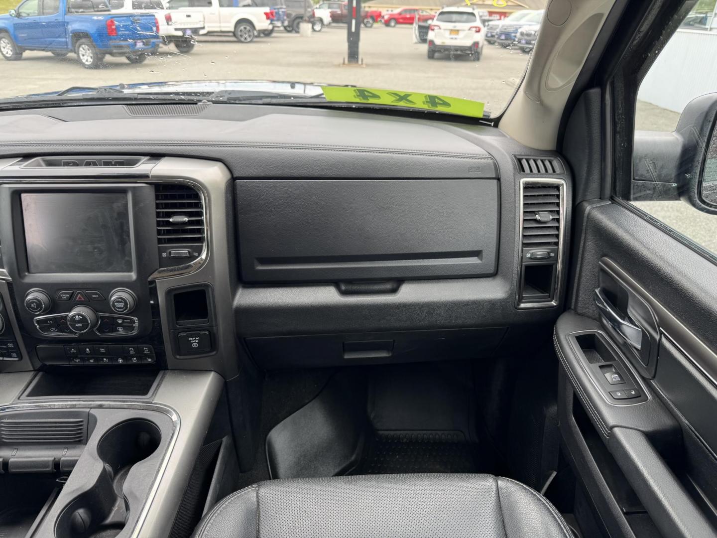 2017 BLACK RAM 1500 Sport Crew Cab SWB 4WD (1C6RR7MT3HS) with an 5.7L V8 OHV 16V engine, 8A transmission, located at 1960 Industrial Drive, Wasilla, 99654, (907) 274-2277, 61.573475, -149.400146 - Photo#11