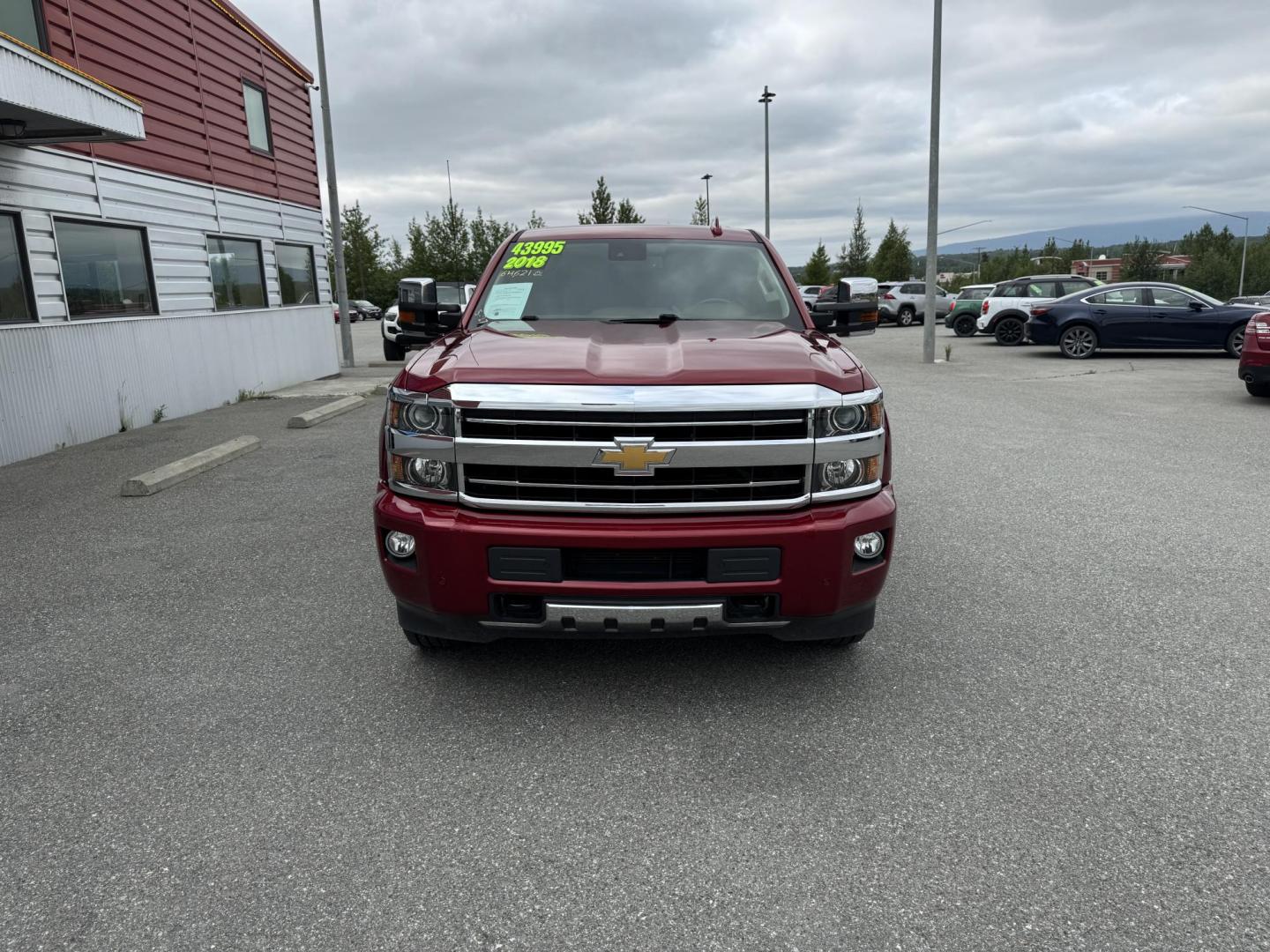 2018 RED Chevrolet Silverado 2500HD High Country Crew Cab 4WD (1GC1KXEG5JF) with an 6.0L V8 OHV 16V FFV engine, 6A transmission, located at 1960 Industrial Drive, Wasilla, 99654, (907) 274-2277, 61.573475, -149.400146 - Photo#6
