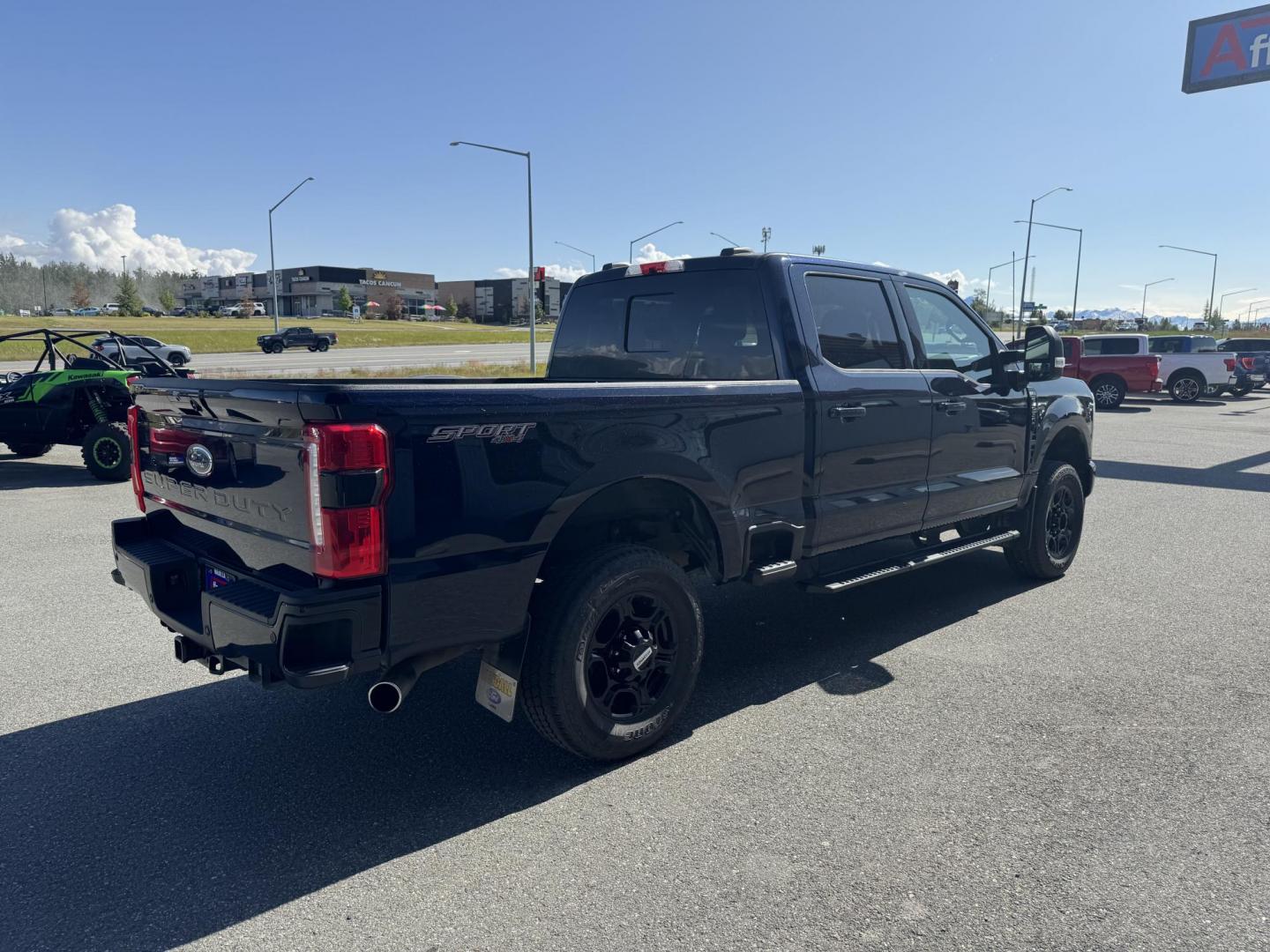 2024 BLUE Ford F-250 SD XLT Crew Cab 4WD (1FT8W2BN0RE) with an 7.3L V8 OHV 16V engine, 6A transmission, located at 1960 Industrial Drive, Wasilla, 99654, (907) 274-2277, 61.573475, -149.400146 - Photo#3