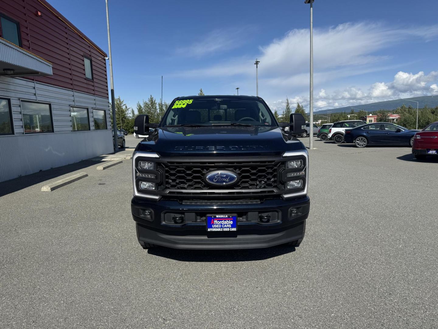 2024 BLUE Ford F-250 SD XLT Crew Cab 4WD (1FT8W2BN0RE) with an 7.3L V8 OHV 16V engine, 6A transmission, located at 1960 Industrial Drive, Wasilla, 99654, (907) 274-2277, 61.573475, -149.400146 - Photo#6