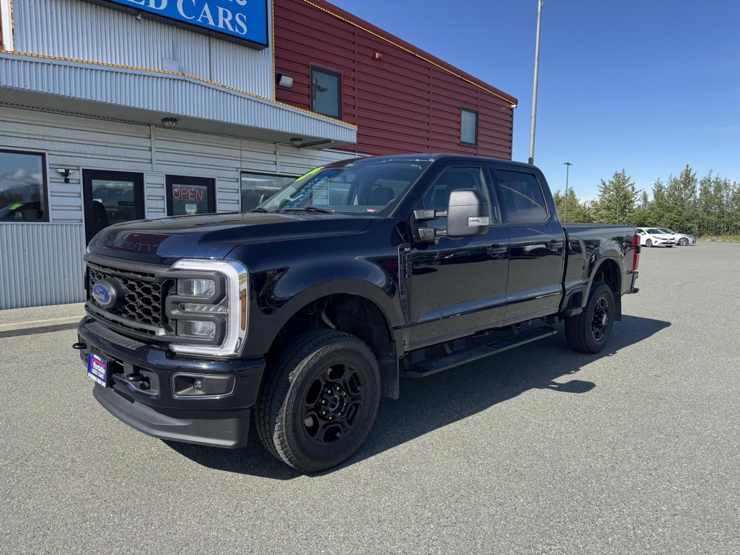 2024 BLUE Ford F-250 SD XLT Crew Cab 4WD (1FT8W2BN0RE) with an 7.3L V8 OHV 16V engine, 6A transmission, located at 1960 Industrial Drive, Wasilla, 99654, (907) 274-2277, 61.573475, -149.400146 - Photo#7