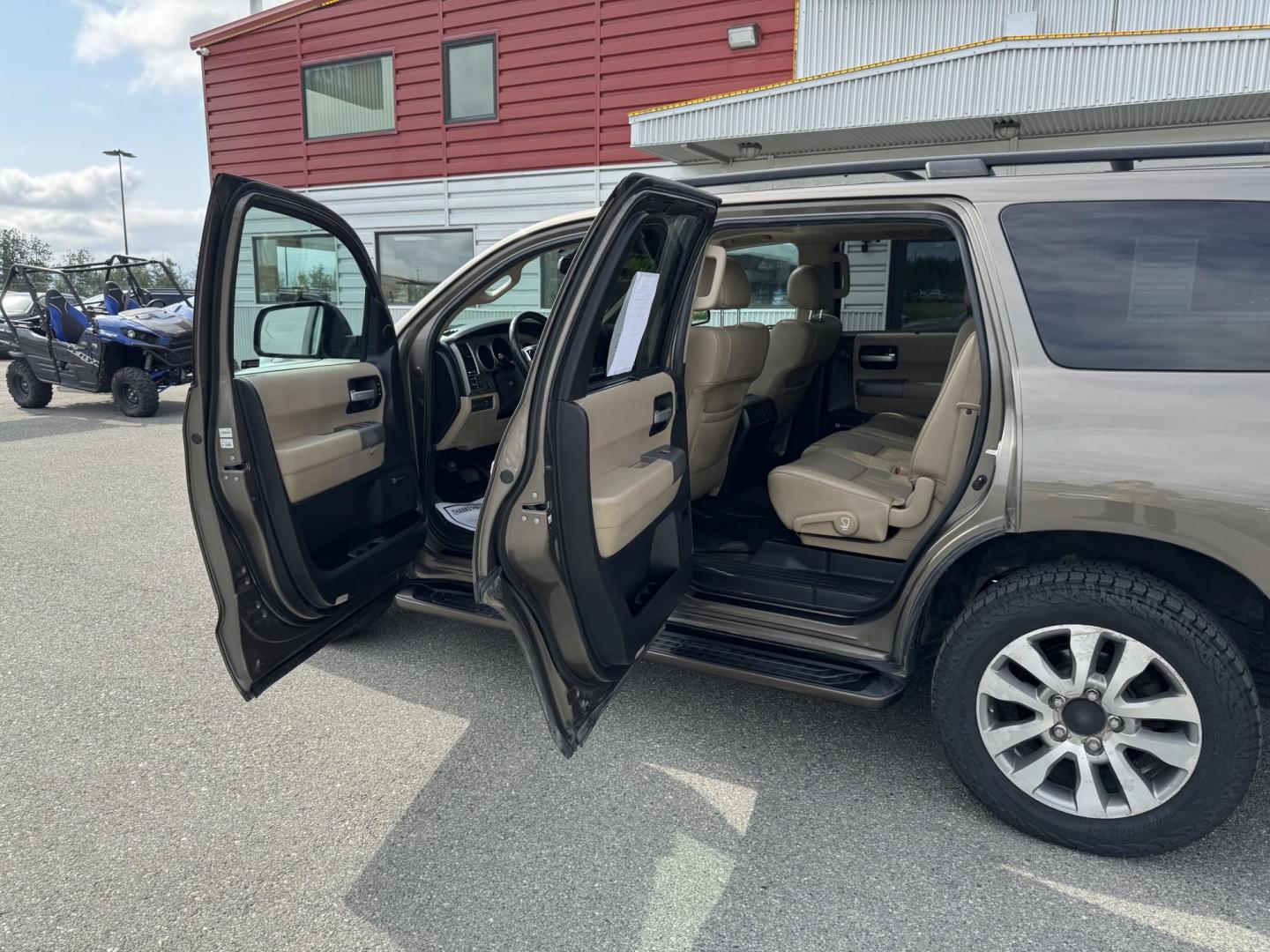 2016 GREEN Toyota Sequoia Limited 4WD (5TDJY5G11GS) with an 5.7L V8 DOHC 32V engine, 6A transmission, located at 1960 Industrial Drive, Wasilla, 99654, (907) 274-2277, 61.573475, -149.400146 - Photo#14