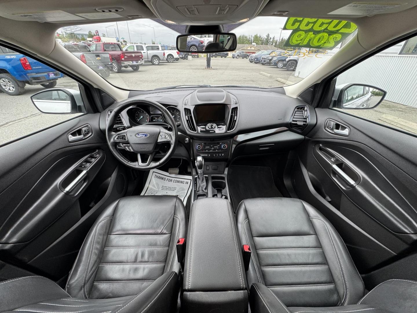 2019 SILVER Ford Escape Titanium 4WD (1FMCU9J95KU) with an 2.0L L4 DOHC 16V engine, 6A transmission, located at 1960 Industrial Drive, Wasilla, 99654, (907) 274-2277, 61.573475, -149.400146 - Photo#8