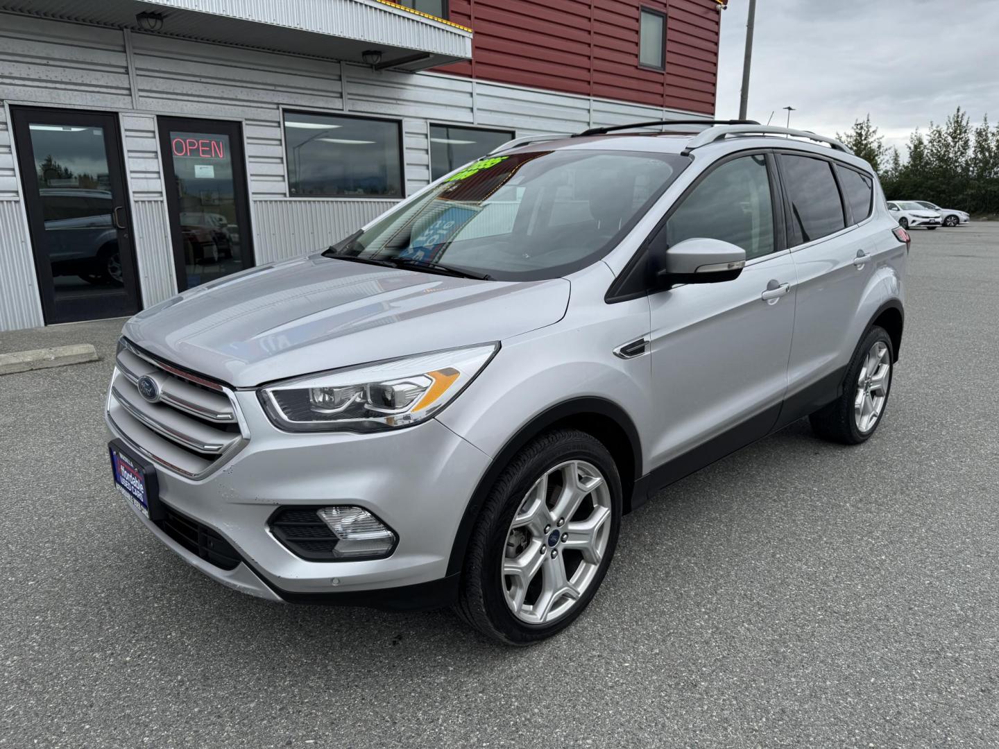 2019 SILVER Ford Escape Titanium 4WD (1FMCU9J95KU) with an 2.0L L4 DOHC 16V engine, 6A transmission, located at 1960 Industrial Drive, Wasilla, 99654, (907) 274-2277, 61.573475, -149.400146 - Photo#7