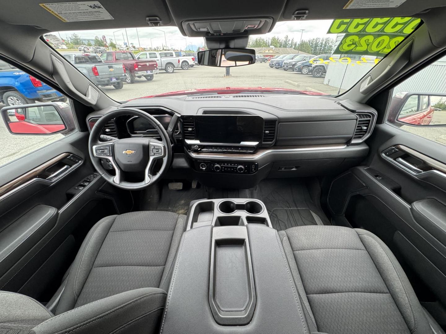 2023 RED Chevrolet Silverado 1500 LT Crew Cab 4WD (1GCUDDED4PZ) with an 5.3L V8 OHV 16V engine, 6A transmission, located at 1960 Industrial Drive, Wasilla, 99654, (907) 274-2277, 61.573475, -149.400146 - Photo#8