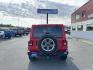 2018 RED Jeep Wrangler JK Unlimited Sahara (1C4HJXEG6JW) with an 3.6L V6 DOHC 24V FFV engine, 6A transmission, located at 1960 Industrial Drive, Wasilla, 99654, (907) 274-2277, 61.573475, -149.400146 - Photo#2