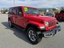 2018 RED Jeep Wrangler JK Unlimited Sahara (1C4HJXEG6JW) with an 3.6L V6 DOHC 24V FFV engine, 6A transmission, located at 1960 Industrial Drive, Wasilla, 99654, (907) 274-2277, 61.573475, -149.400146 - Photo#5