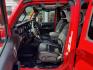 2018 RED Jeep Wrangler JK Unlimited Sahara (1C4HJXEG6JW) with an 3.6L V6 DOHC 24V FFV engine, 6A transmission, located at 1960 Industrial Drive, Wasilla, 99654, (907) 274-2277, 61.573475, -149.400146 - Photo#13