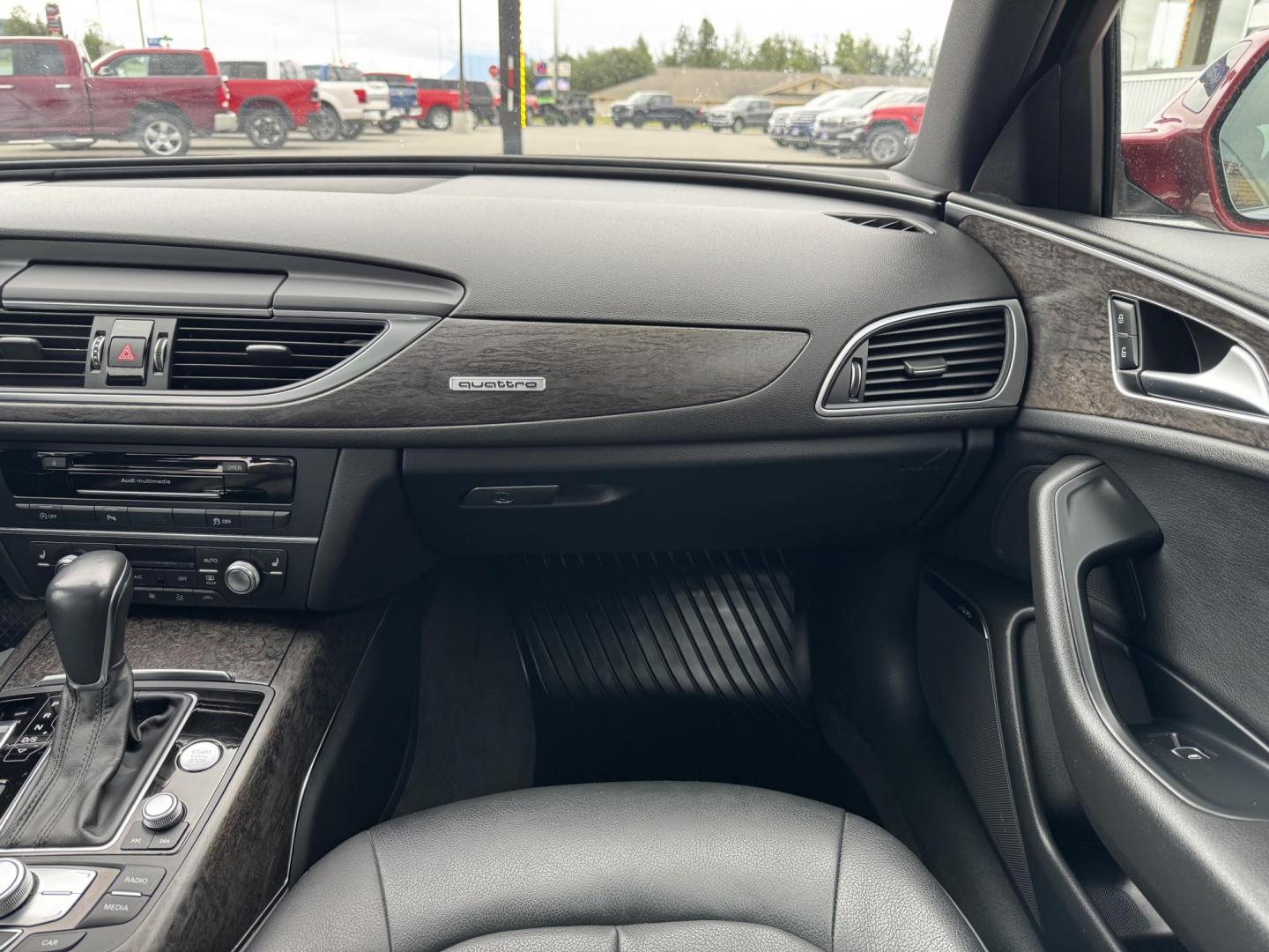 2018 RED Audi A6 2.0T Premium Plus quattro (WAUG8BFC2JN) with an 2.0L L4 DOHC 16V engine, 8A transmission, located at 1960 Industrial Drive, Wasilla, 99654, (907) 274-2277, 61.573475, -149.400146 - Photo#11