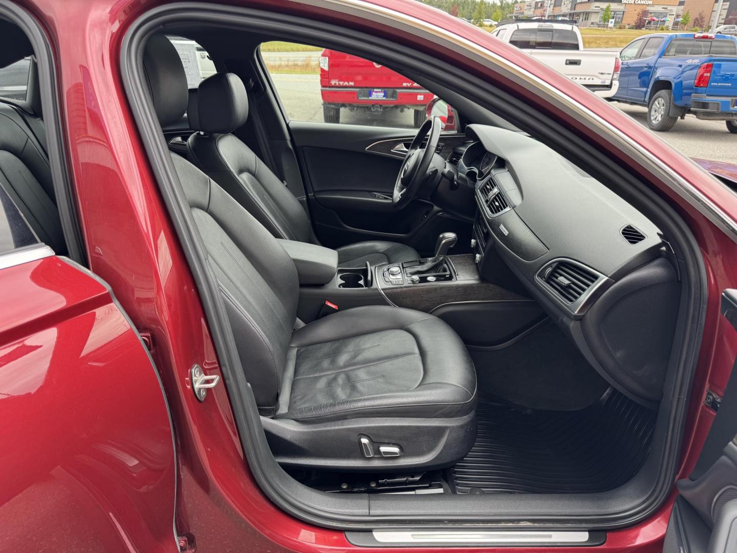 2018 RED Audi A6 2.0T Premium Plus quattro (WAUG8BFC2JN) with an 2.0L L4 DOHC 16V engine, 8A transmission, located at 1960 Industrial Drive, Wasilla, 99654, (907) 274-2277, 61.573475, -149.400146 - Photo#16