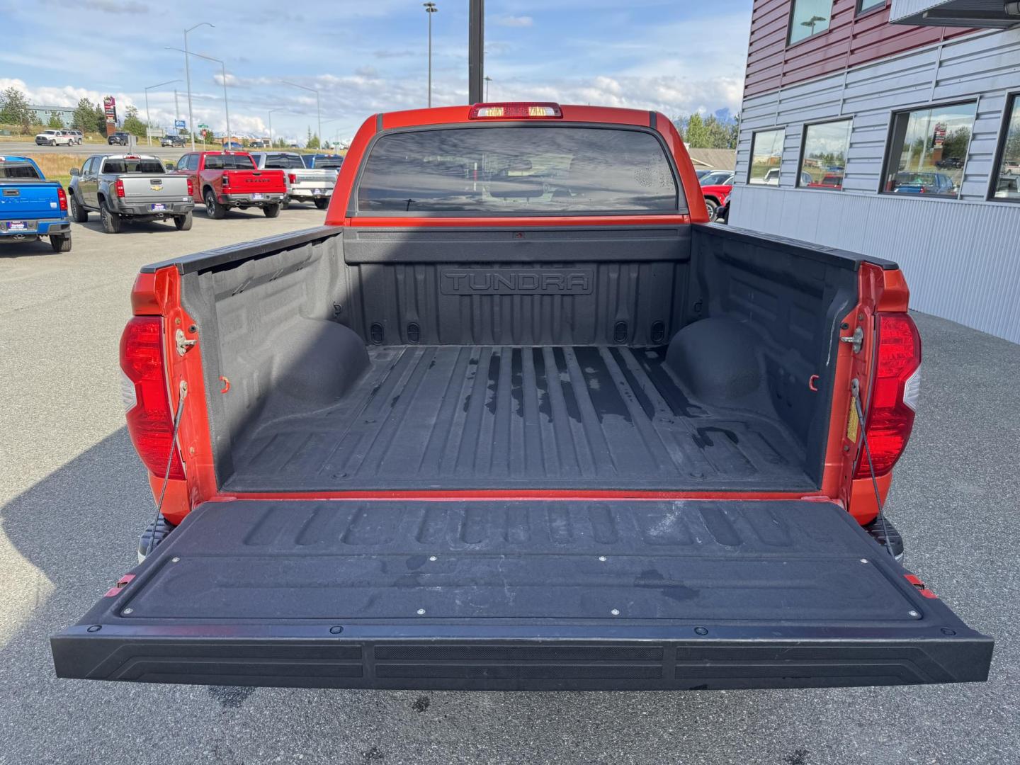 2017 Orange Toyota Tundra SR5 5.7L V8 CrewMax TRD Off Road 4WD (5TFDY5F19HX) with an 5.7L V8 DOHC 32V engine, 6A transmission, located at 1960 Industrial Drive, Wasilla, 99654, (907) 274-2277, 61.573475, -149.400146 - Photo#17