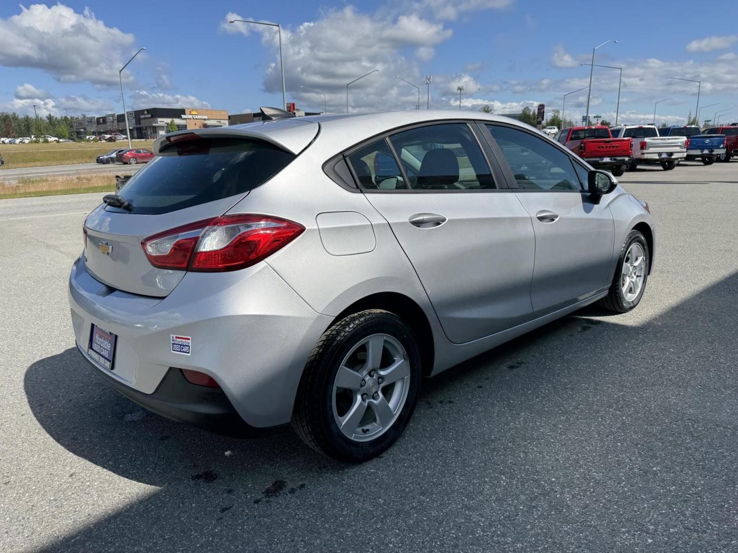 2019 SILVER Chevrolet Cruze LS Hatchback (3G1BC6SM9KS) with an 1.4L L4 DOHC 16V TURBO engine, 6A transmission, located at 1960 Industrial Drive, Wasilla, 99654, (907) 274-2277, 61.573475, -149.400146 - Photo#3