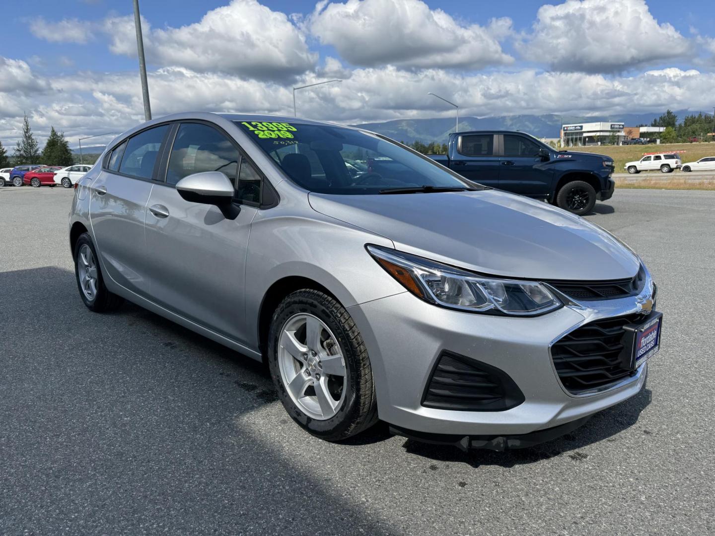 2019 SILVER Chevrolet Cruze LS Hatchback (3G1BC6SM9KS) with an 1.4L L4 DOHC 16V TURBO engine, 6A transmission, located at 1960 Industrial Drive, Wasilla, 99654, (907) 274-2277, 61.573475, -149.400146 - Photo#5