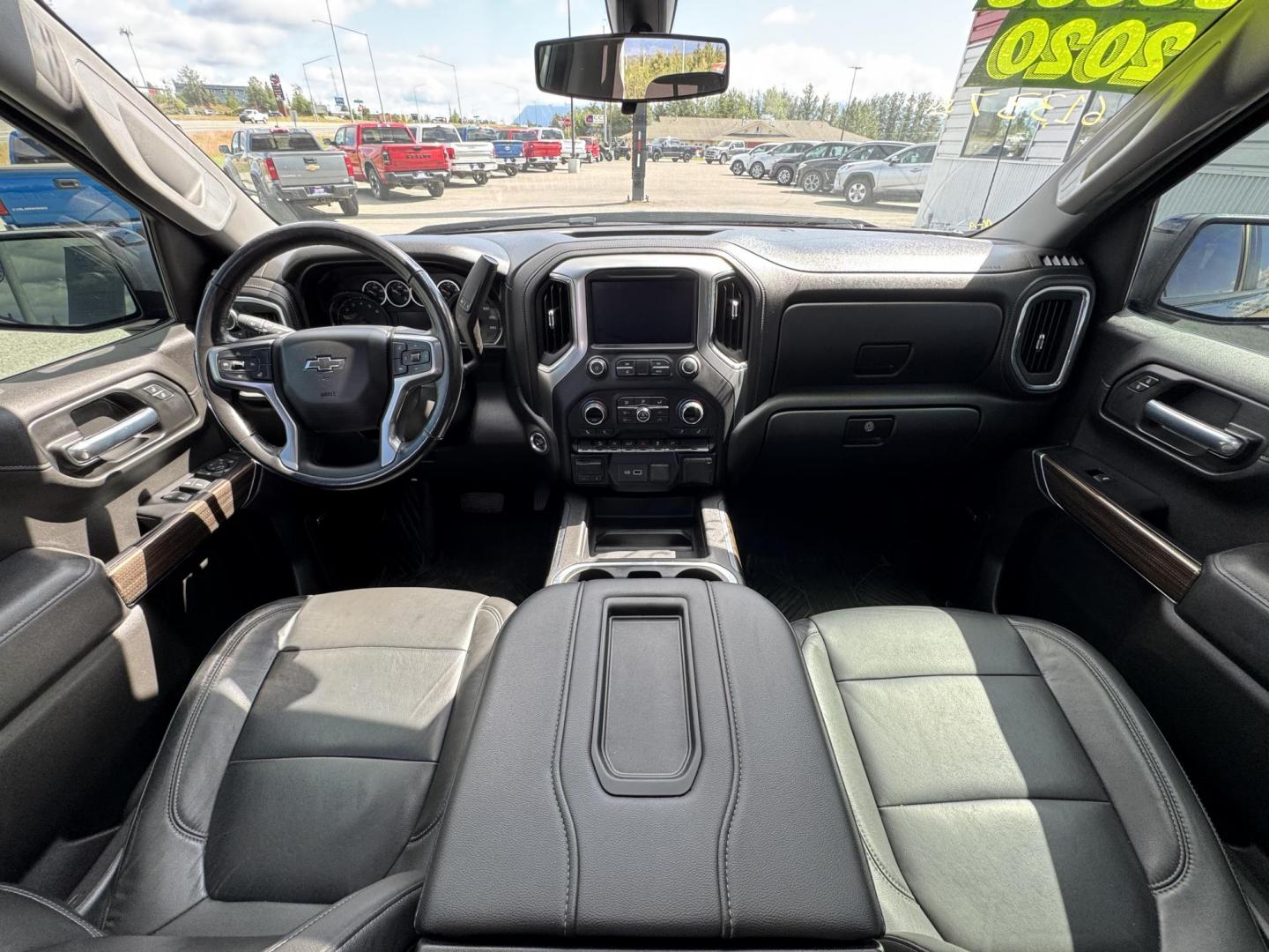 2020 BLUE Chevrolet Silverado 1500 LT Trail Boss Crew Cab 4WD (3GCPYFED2LG) with an 5.3L V8 OHV 16V engine, 6A transmission, located at 1960 Industrial Drive, Wasilla, 99654, (907) 274-2277, 61.573475, -149.400146 - Photo#8