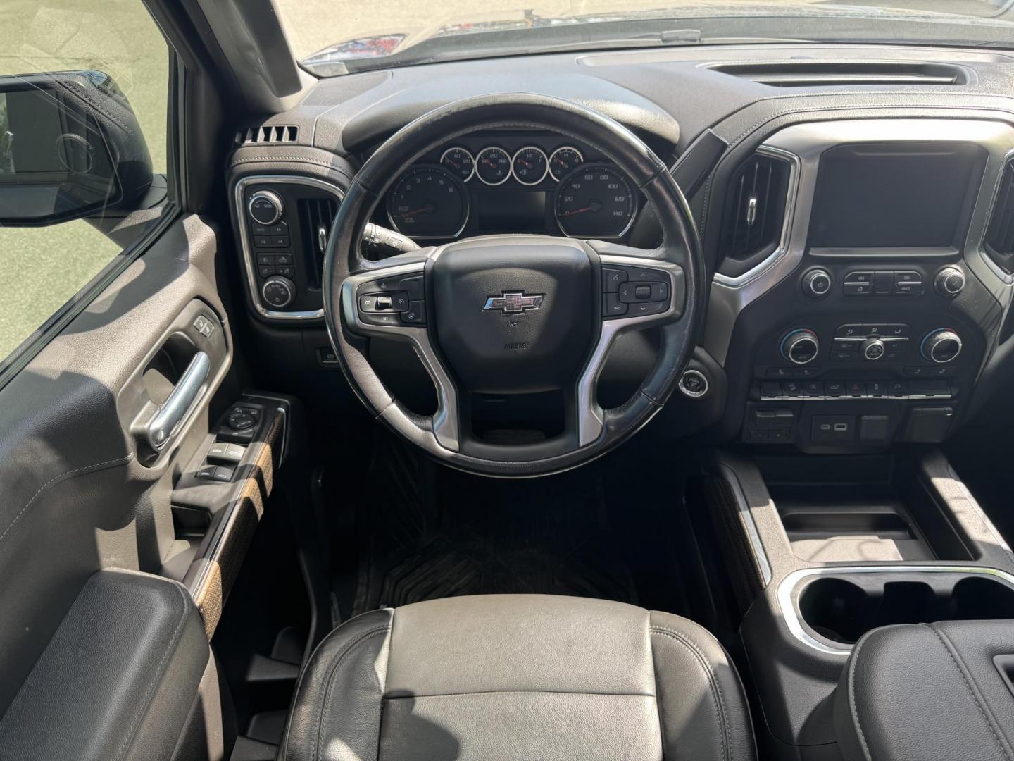 2020 BLUE Chevrolet Silverado 1500 LT Trail Boss Crew Cab 4WD (3GCPYFED2LG) with an 5.3L V8 OHV 16V engine, 6A transmission, located at 1960 Industrial Drive, Wasilla, 99654, (907) 274-2277, 61.573475, -149.400146 - Photo#9
