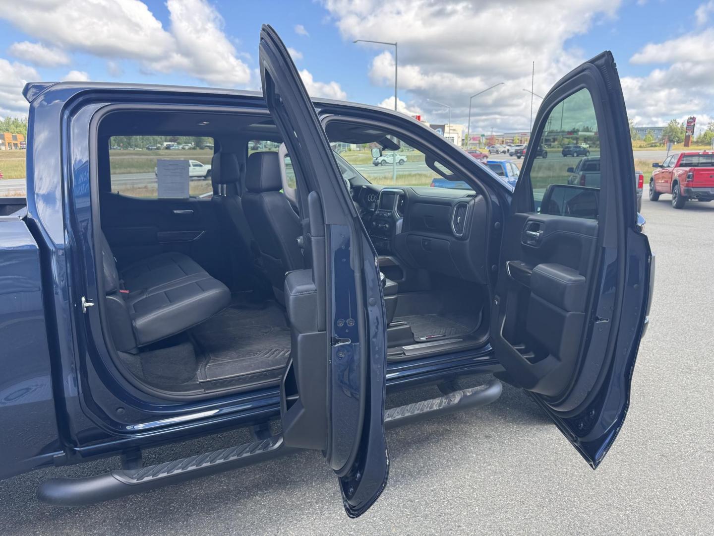 2020 BLUE Chevrolet Silverado 1500 LT Trail Boss Crew Cab 4WD (3GCPYFED2LG) with an 5.3L V8 OHV 16V engine, 6A transmission, located at 1960 Industrial Drive, Wasilla, 99654, (907) 274-2277, 61.573475, -149.400146 - Photo#17
